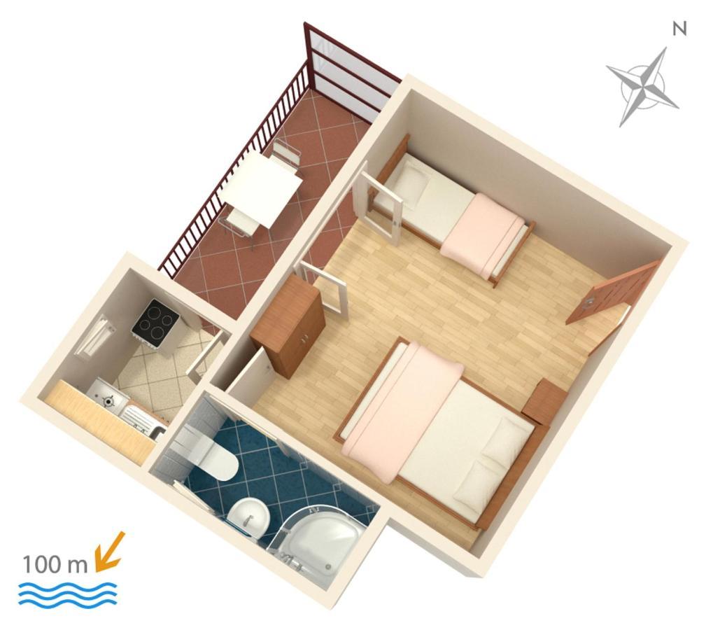 Apartments By The Sea Podaca, Makarska - 515 Exteriér fotografie