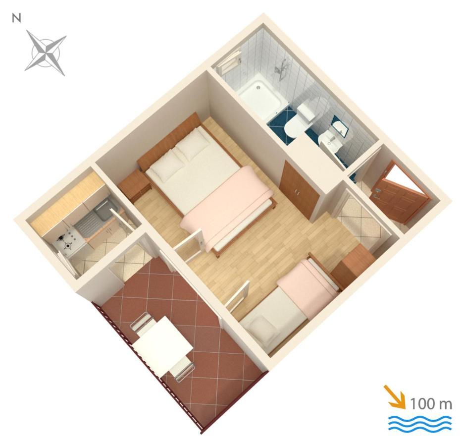 Apartments By The Sea Podaca, Makarska - 515 Exteriér fotografie
